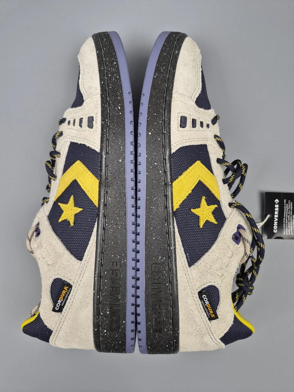 Converse AS-1 Pro by Alexis Sablone Navy/Yellow/Cream Speckled Men's 10.5 - Picture 4 of 10